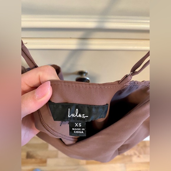 Lulus mauve midi dress - Picture 3 of 5